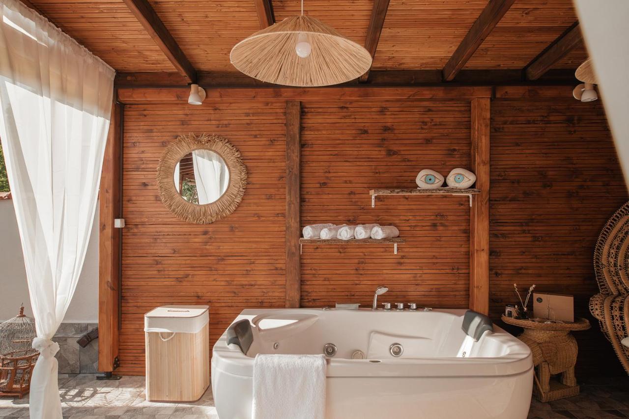 Wood House "Private Spa" Vergia Экстерьер фото